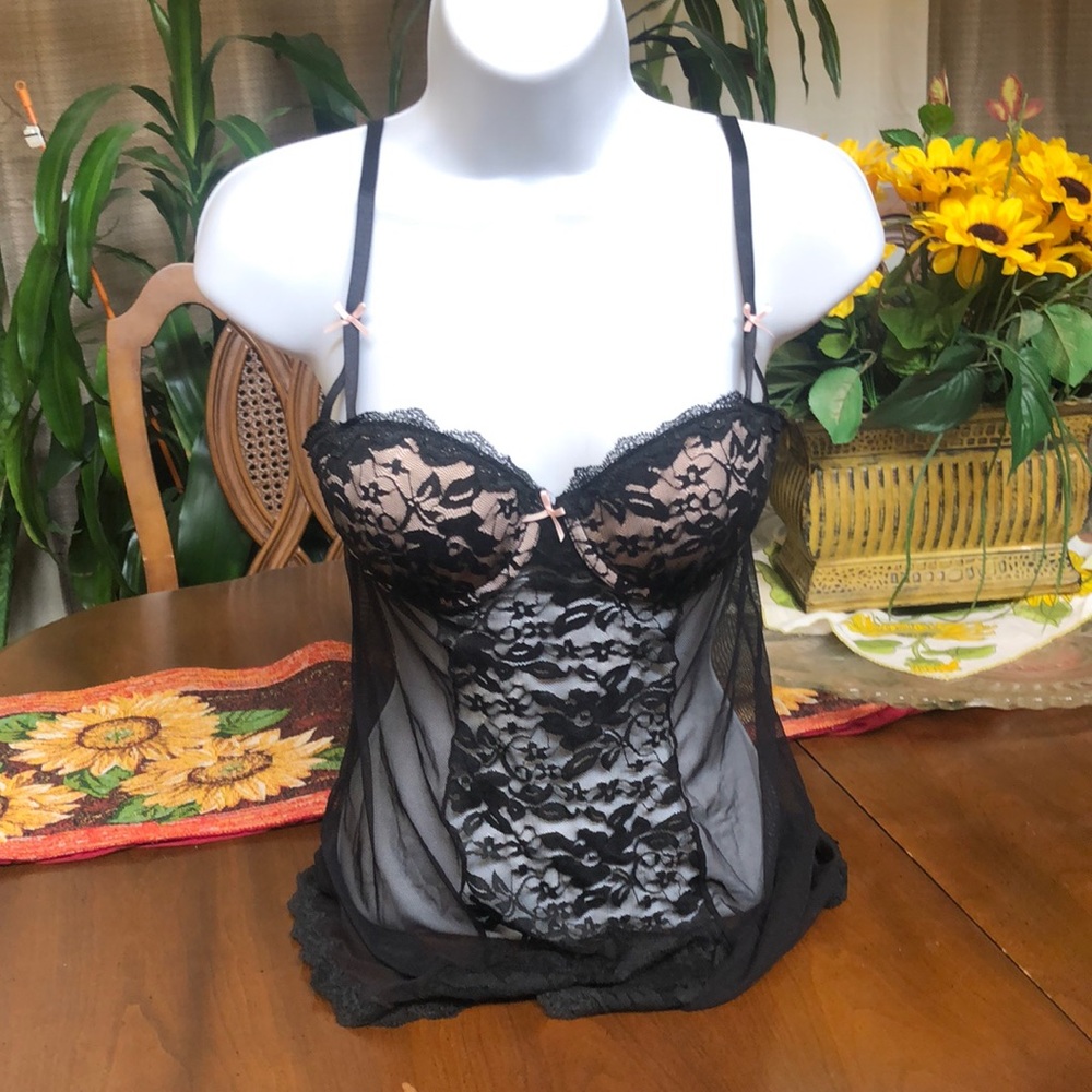 Sexy black lingerie